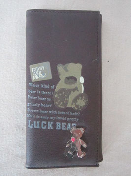 Portefeuille Luck Bear bruin