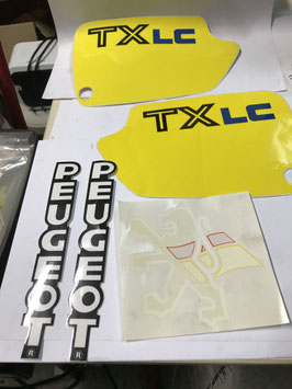 JEU DE 5 DÉCORS PEUGEOT TXLC    EMPL BJ303 DU91