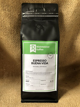 Espresso Buena Vida aus biologischer Landwirtschaft