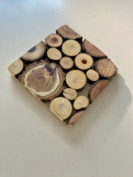 Untersetzer „Holzoa“ klein, quadratisch