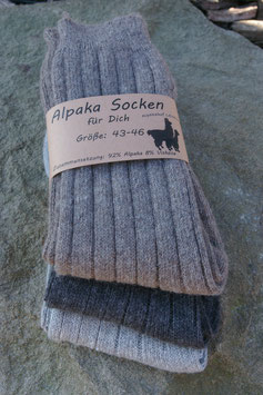 Alpaka Socken - dünn Gr. 43-46