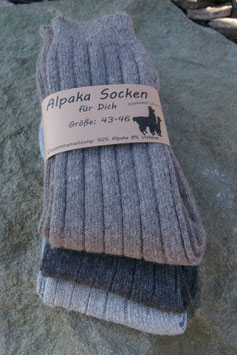 Alpaka Socken - dünn Gr. 35-38