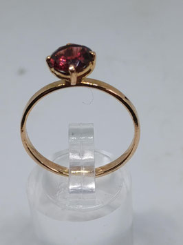 14ct gouden ring met Granat