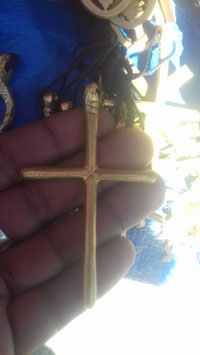 Croix éthiopienne en Laiton Simple Grand