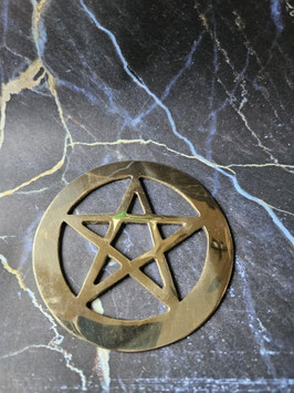 Pentagram Large brass