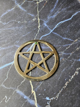 Pentagram small brass