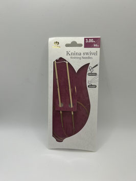 Knina swivel Rundstricknadel 80cm