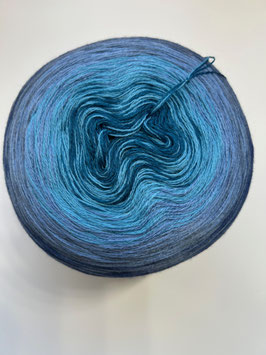 Jeans-petrol 2.0: Farbverlaufsgarn Merino