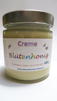 480g energetischer Creme Blütenhonig