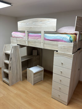 Cama Alta Individual mod. Andrea