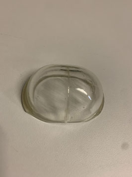 Glas für Flügelendleuchten / Positionslampen 2. WK, weiß-durchsichtige Version