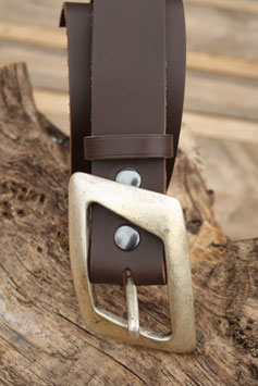 Ceinture en cuir 4 cm - BOUCLE MAY