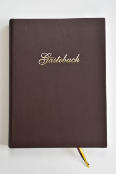 Großes Gästebuch Leder