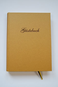 Großes Gästebuch Metallfarben