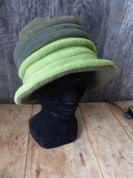 Chapeau en tissu polaire 3verts