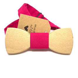 Holzfliege "Projekt Pink"