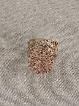 Bague jonc ajouré  Doré Rose