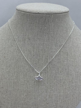 Collier maille serpentine argent 925ème Gingko