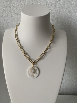 Collier maille Doré