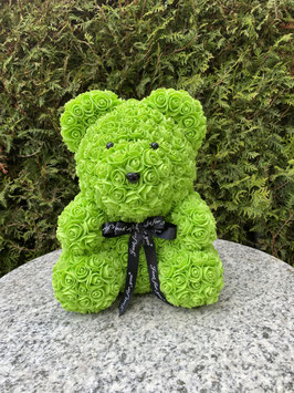 "Rosenbär grün 37cm"