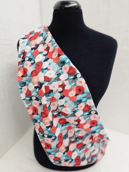 seiden-loop flores impresionistas