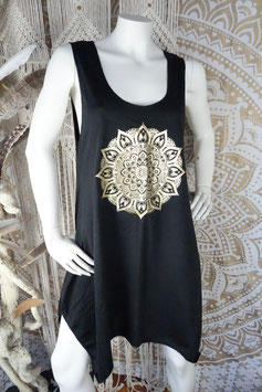 Tank Dress Gold on Black 86.1