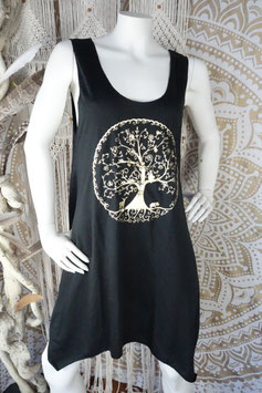 Tank Dress Gold on Black 19.4