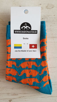 1 Paar Socken Tierli Elefant - Gr. 20-25  (ähnliche Qualität wie Happy Socks - zu fairen Preisen)