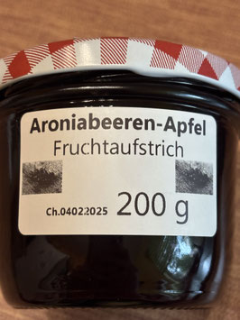 Aronia-Apfel  Fruchtaufstrich 200g--F162