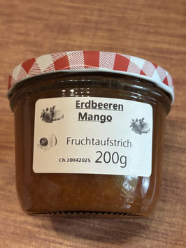 Erdbeeren-Mango Fruchtaufstrich 200g-- F154