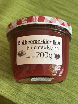 Eierlikör-Erdbeeren Fruchtaufstrich 200g --F251