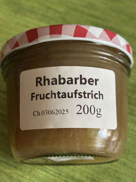 Rhabarber Fruchtaufstrich 200g-- F63