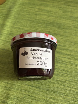 Sauerkirsche-Vanille 200g --F207