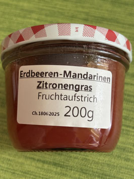 Erdbeere & Mandarine mit Zitronengras 200g --Sehr erfrischend...  F54