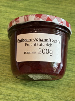 Erdbeeren-Johannisbeeren-Fruchtaufstrich 200g--F80