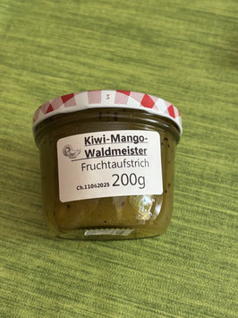 Kiwi-Mango-Waldmeister Fruchtaufstrich 200g F232
