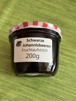 Schwarze Johannisbeeren Fruchtaufstrich 200g-- F93