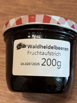 Waldheidelbeeren Fruchtaufstrich  200g --F160