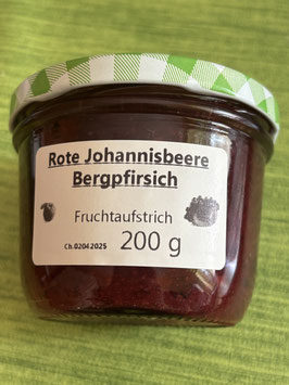 Rote Johannisbeeren-Bergpfirsich 200g F29