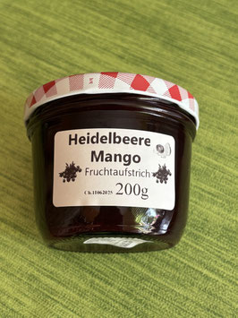 Heidelbeere-Mango-Fruchtaufstrich 200g-- F203