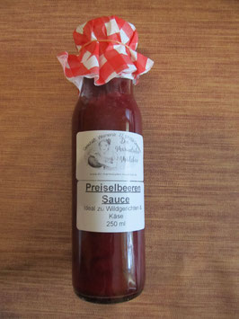 Preiselbeer Sauce 250 ml Flasche-S4