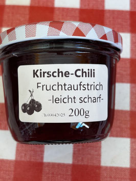 Kirsche-Chili Fruchtaufstrich (sehr scharf) 200g-- F164