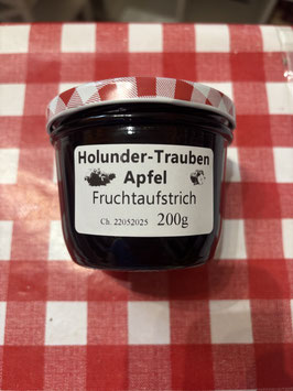 Holunder-Traube & Apfel Fruchtaufstrich 200g--F47