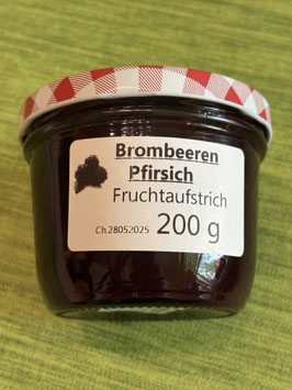 Brombeere-Pfirsich Fruchtaufstrich 200g-F113