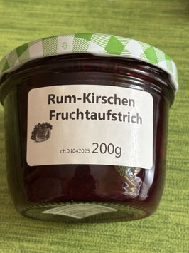 Rum-Kirsche Fruchtaufstrich 200g  --F236