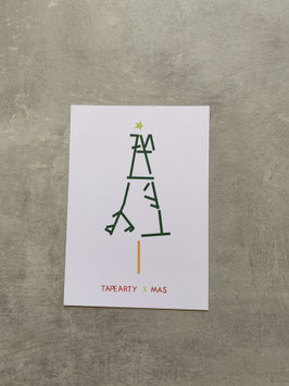 TAPEARTY XMAS / Postkarte