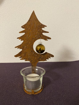 Tannenbaum mit Kerze 17