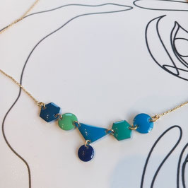 Collier Chaîne AZUL Y VERDE