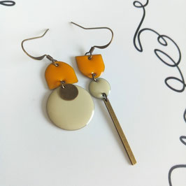Boucles d'Oreilles Asymétriques CLARISSE