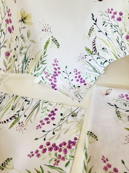 quadratische Decke "Blumenwiese",  multicolour